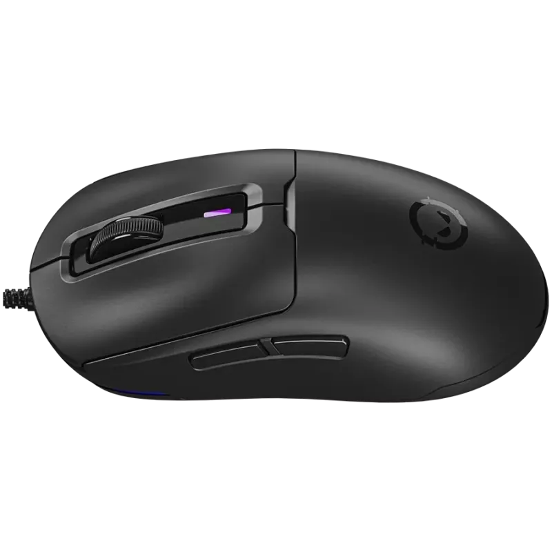 LORGAR MSA10R bedrade gamingmuis, PixArt 3311, 6 programmeerbare knoppen, zwart (LRG-MSA10R-BK)