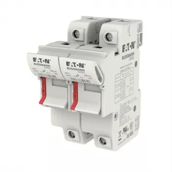 Eaton CH142DU 2-polige cilindrische zekeringhouder, 50 A, 690 V AC, DIN-rail montage, 14 x 51 mm