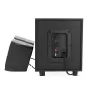 Nedis CSPR10021BK 2.1 pc-luidsprekerset, 33 W, USB-gevoed, zwart