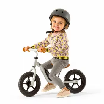 Chillafish Charlie 10 loopfiets, zilver, 1,5-4 jaar
