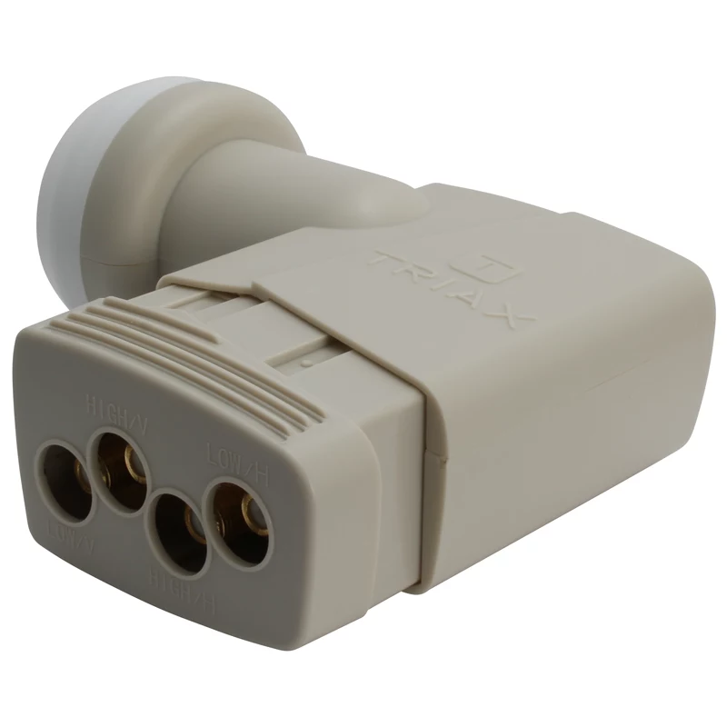 Triax TQT 400 Gold universele quattro-lnb met 4 uitgangen voor multiswitch 304873