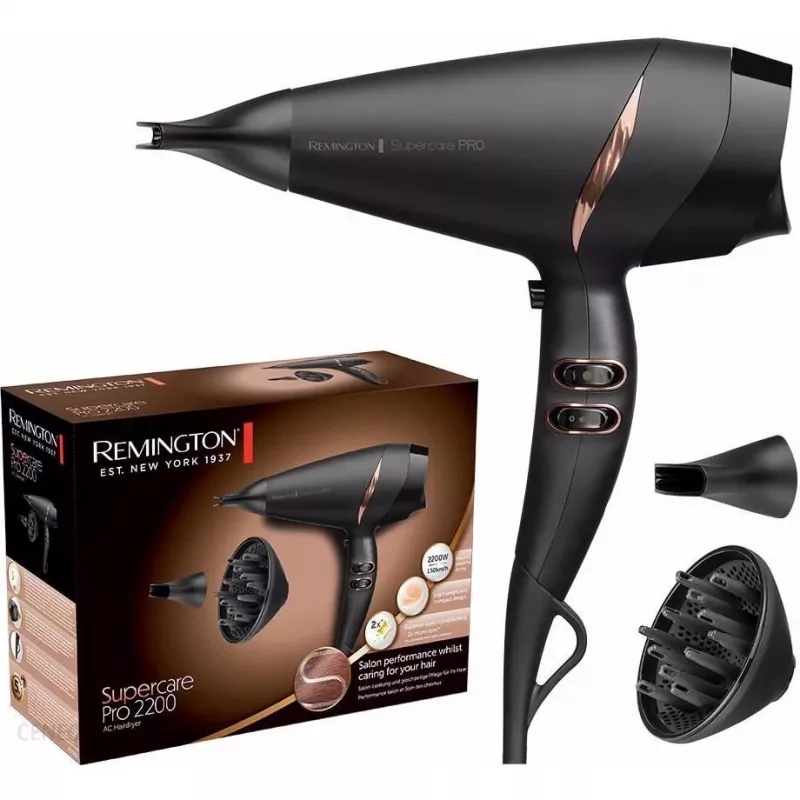 Remington Supercare Pro AC7200 haardroger, 2200W, zwart