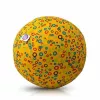 BUBA BLOON Bubabloon latexballon met stoffen hoes, cirkels geel
