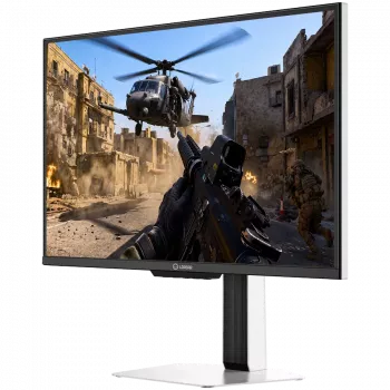 LORGAR 24,5 inch Full HD IPS 400Hz gaming-monitor, Dual LED, HDR600 Ready, in hoogte verstelbaar, wit