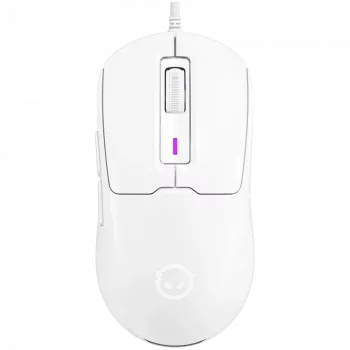 LORGAR MSA10R bedrade gaming muis, PixArt 3311, 6 programmeerbare knoppen, wit (LRG-MSA10R-WH)