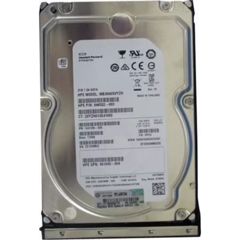 HPE 3TB 6G 7.2K LFF SATA midline low power harde schijf (862131-001)