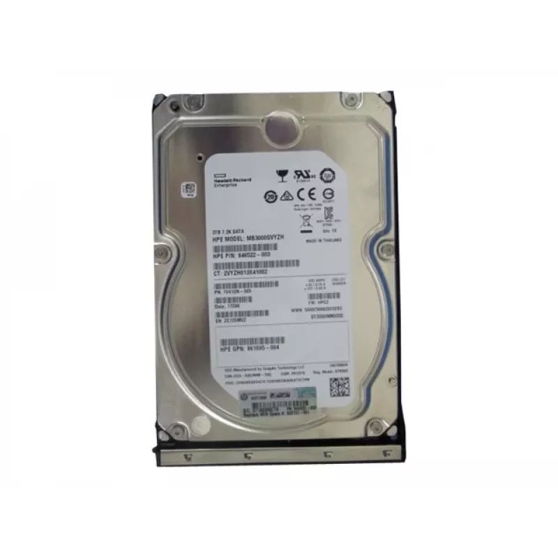 HPE 3TB 6G 7.2K LFF SATA midline low power harde schijf (862131-001)
