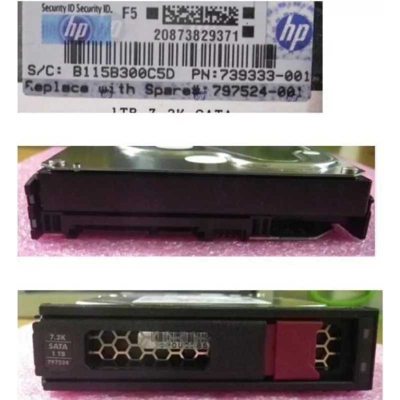 HPE Midline 1TB SATA 6Gb/s 3,5 inch LFF Low Profile interne harde schijf voor Apollo 4510 Gen9