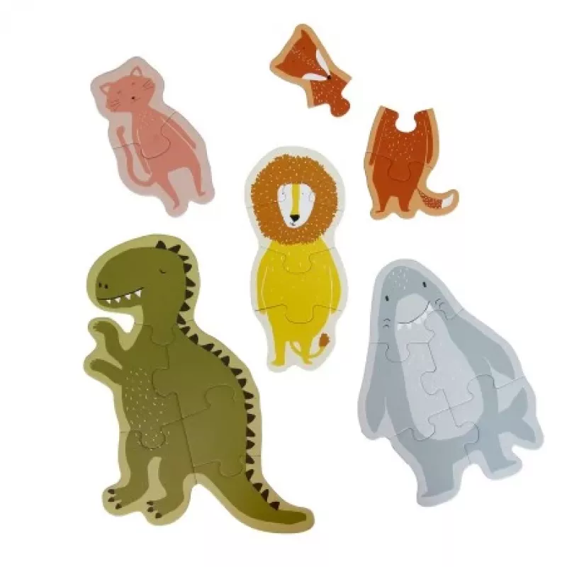 Trixie Puzzel Grote en kleine dieren, 5 puzzels (35-630)