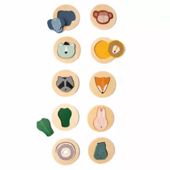 Trixie Dog Activity snackdispenser rolspelgoed - natuurrubberhout, verstelbare opening, level 1