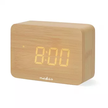 Nedis digitale radiowekker, hout