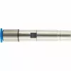 Harting Han-pneumatische buscontact, messing, vernikkeld, 6 mm buitendiameter, met ventiel 09140006466