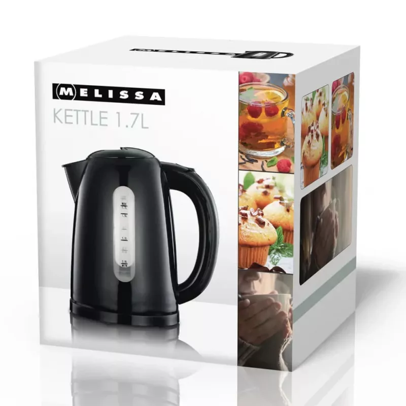 Melissa Elektrische waterkoker 1,7L 2025W zwart 16130301