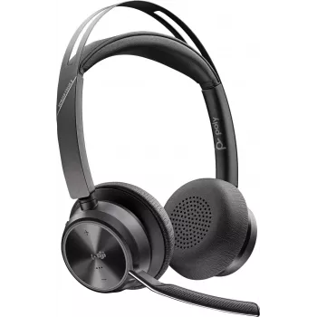 HP POLY Voyager Focus 2 Microsoft Teams gecertificeerde stereo bluetooth-headset met laadstation