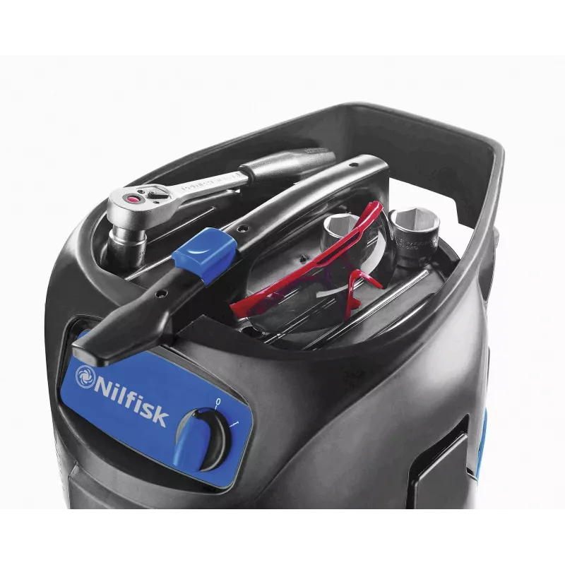 Nilfisk Attix 30-01PC nat-/droogzuiger 30L blauw/zwart 107413591