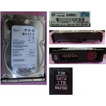 HPE 1TB SATA 6G 7.2K LFF LP harde schijf (861686-S21)