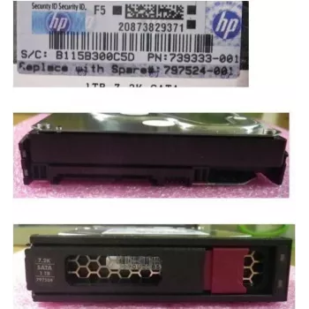 HPE 1TB SATA 6G 7.2K 3,5 inch Low Profile harde schijf (797275-S21)