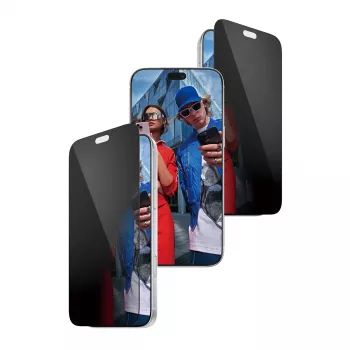 PanzerGlass 2-weg privacydisplayschermfolie voor Apple iPhone 2026 Pro Max | Ultra-Wide Fit met EasyAligner