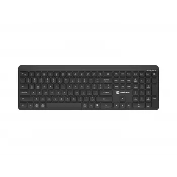 Natec Tang US draadloos toetsenbord Bluetooth + 2,4 GHz Silent Slim zwart