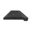 Natec Tang US draadloos toetsenbord Bluetooth + 2,4 GHz Silent Slim zwart