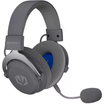 ENDORFY VIRO Infra draadloze gaming-headset – oudgrijs (2,4 GHz USB-C-dongle, Bluetooth, USB-C, 3,5-mm-jack)