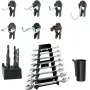 raaco 110532 gereedschapshaak-clipset 53-delig voor perforatieplaten