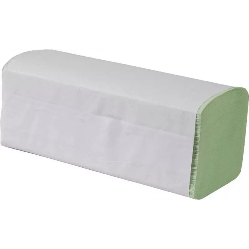 Heemann handdoekpapier 2-laags wit premium 24x21cm 3200 vel ZZ-vouw (Pap.346)