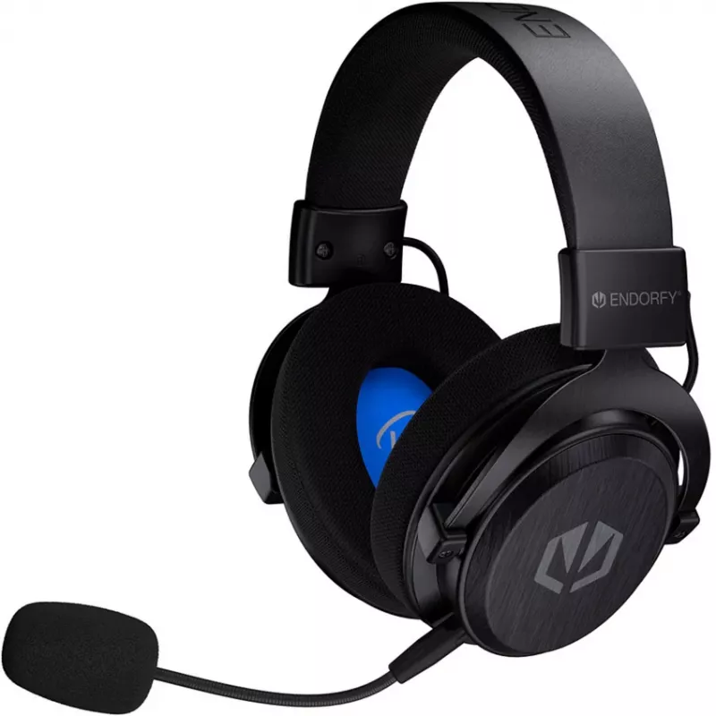 ENDORFY VIRO Infra draadloze gaming-headset (zwart, 2,4 GHz USB-C-dongle, Bluetooth, USB-C, 3,5 mm jack)