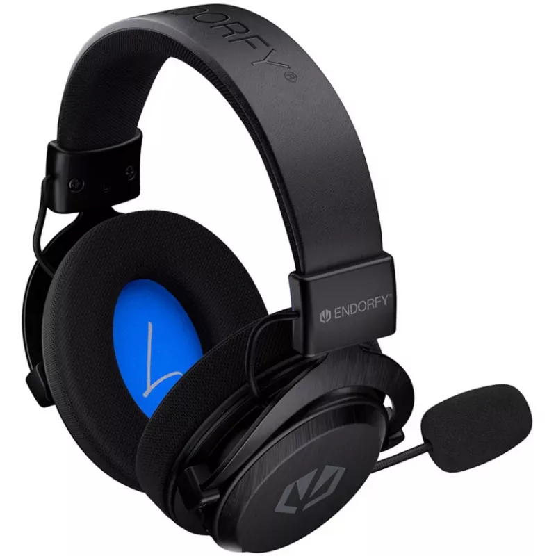 ENDORFY VIRO Infra draadloze gaming-headset (zwart, 2,4 GHz USB-C-dongle, Bluetooth, USB-C, 3,5 mm jack)