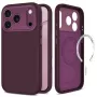 TECH-PROTECT UNIQ MagSafe transparante hoes voor iPhone 17 Pro / 18 Pro Dark Cherry