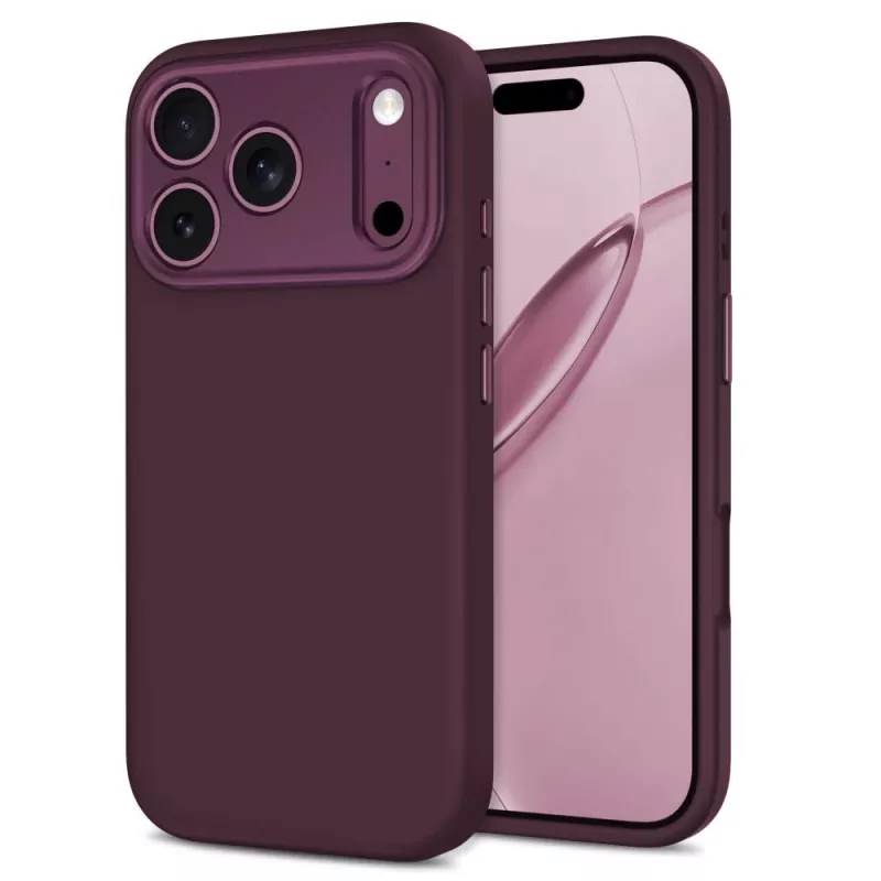 TECH-PROTECT UNIQ MagSafe transparante hoes voor iPhone 17 Pro / 18 Pro Dark Cherry