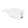 MOVANO GaN 65W 2x USB-C PD + USB-A oplader (wit)