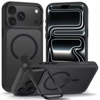 TECH-PROTECT MAGSTAND MagSafe CC iPhone 17 Pro / 18 Pro matzwart