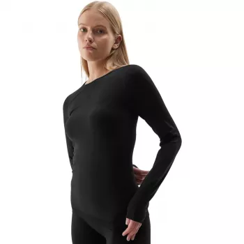 Dames thermoactief T-shirt 4F F152 Deep Black M/L