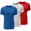 Heren 4F M4482 3-pack T-shirts blauw, wit, rood 4XL