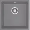 DEANTE Hangende 1-Bak Granieten Spoelbak ZQA_S10A Zwart