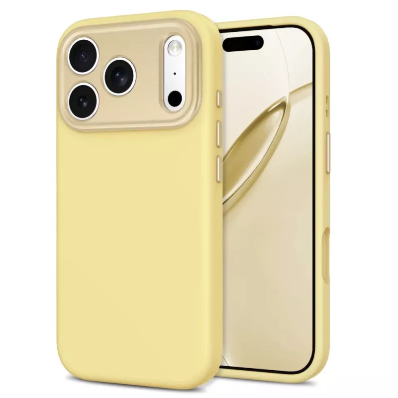 TECH-PROTECT UNIQ MagSafe transparante hoes voor iPhone 17 Pro Max / 18 Pro Max - Mellow Yellow