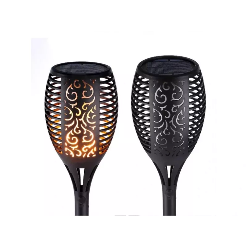 Forever Light solar-fakkel met 33 LEDs, 6,6W, 600mAh, IP44, grondpen