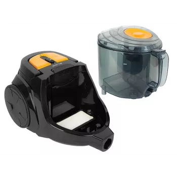 BLOW C899 zakloze cycloon-stofzuiger, 700 W, 2,5 L, HEPA H13, zwart/rood