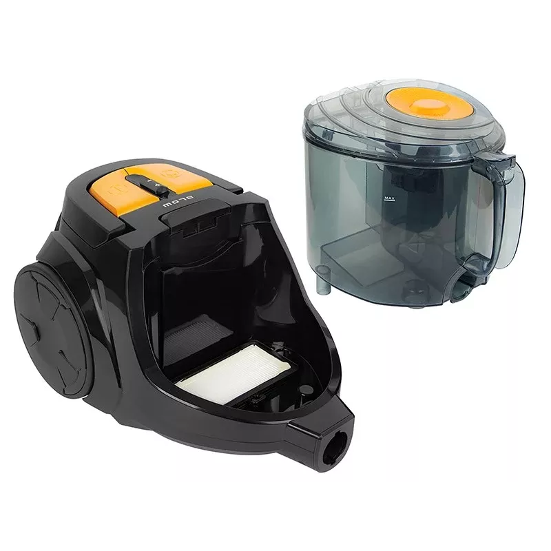 BLOW C899 zakloze cycloon-stofzuiger, 700 W, 2,5 L, HEPA H13, zwart/rood
