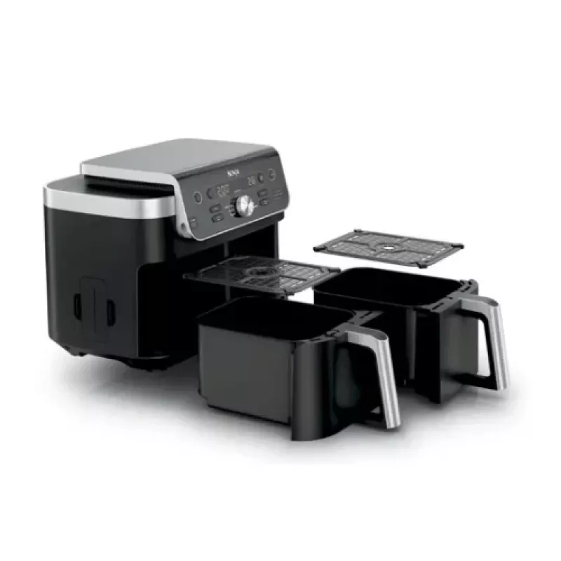 Ninja Dual Zone XL DZ950EU heteluchtfriteuse 9,5 L 2470 W, zwart/grijs