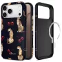 TECH-PROTECT Lamano MagSafe hoes voor iPhone 17 Pro Max / 18 Pro Max - Midnight Cherry