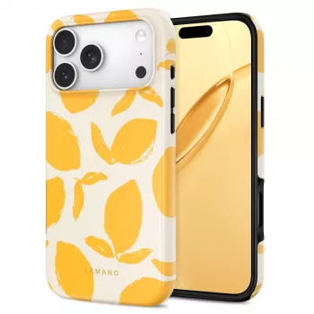 Tech-Protect Lamano MagSafe hoesje voor iPhone 17 Pro Max / 18 Pro Max – Lemon Haze