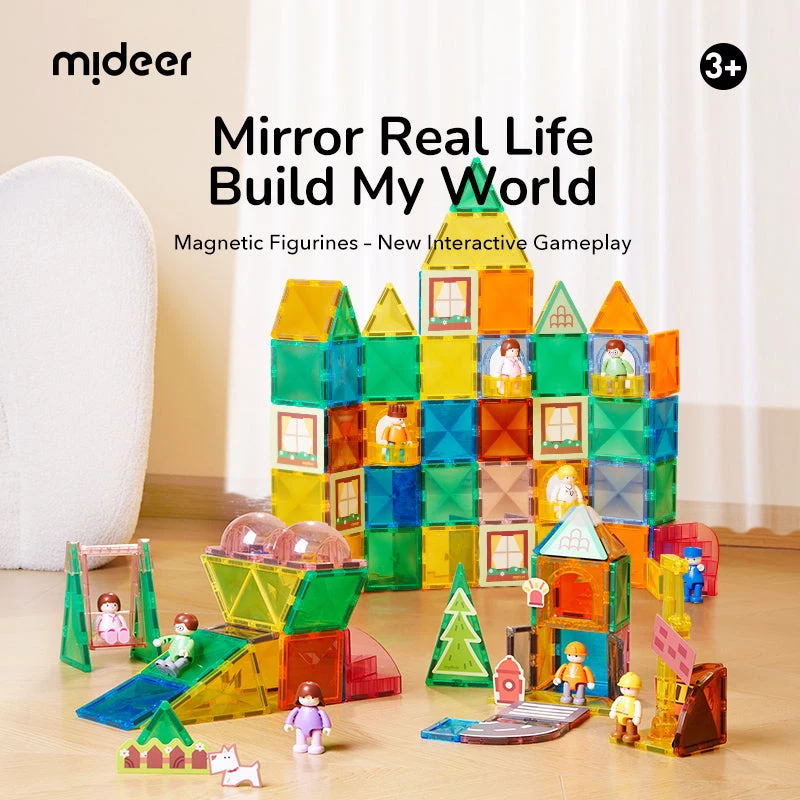 Mideer City Hero Squad MD1641 magnetische set, 33 onderdelen