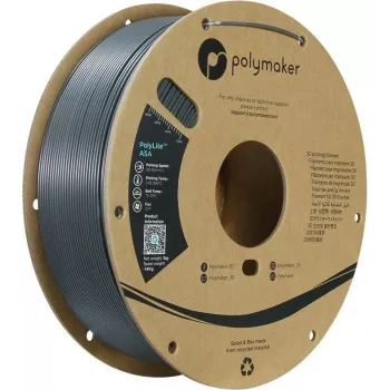 Polymaker PolyLite ASA filament 1,75mm 1kg donkergrijs PF01037