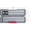 Bosch Accessories 2607011826 tussenbox voor L-BOXX systeem (antraciet)