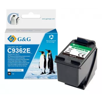 G&G compatibele HP 336 XL zwarte inktcartridge (C9362EE) - 19908