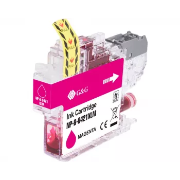 G&G compatibele magenta inktcartridge voor Brother LC421XLM (500 pagina's, High Yield) 20557