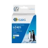 G&G compatibele inktcartridge Brother LC421Y geel (200 pagina's) 20562