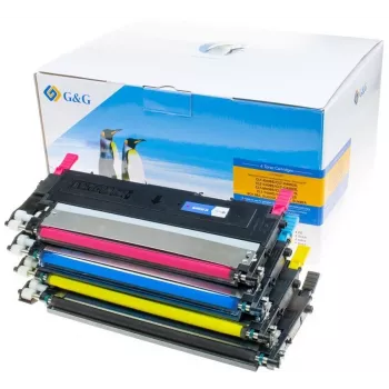 G&G 15003 tonercartridge 4-pack vervanging voor HP 150A (W1500A) zwart cyaan magenta geel